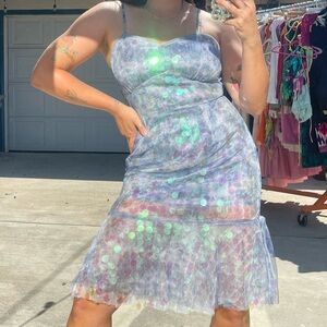 Iridescent Sequin Dress